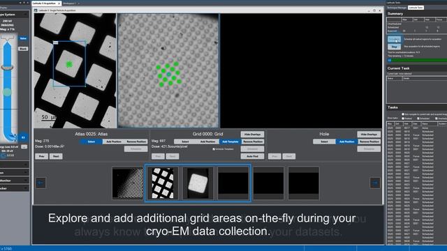 Use Latitude S software to explore and add additional regions during cryo-EM data collection смотреть онлайн