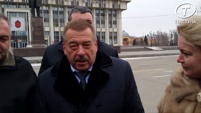 Тула. Передача коммунальной техники для г. Керчь смотреть онлайн