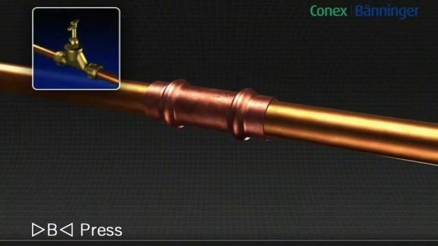 Conex B Press Gas Fitting смотреть онлайн