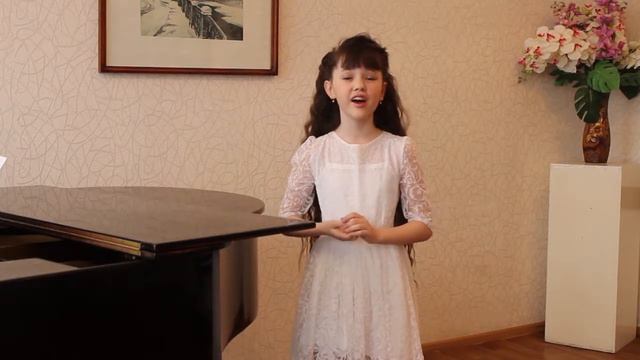 Самира Гюрджи-Оглы. Троицк. ДШИ №1 (Русская народная песня "Я в садочке была...") смотреть онлайн