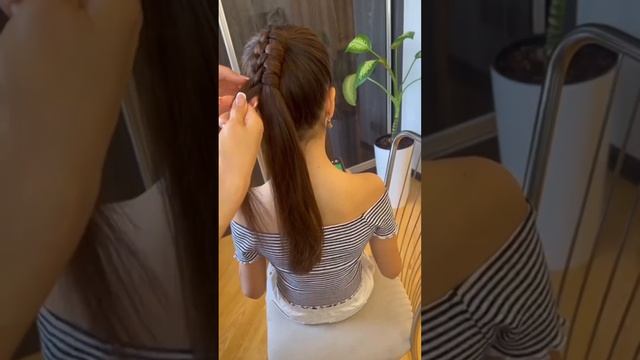 Красивая,быстрая прическа. смотреть онлайн