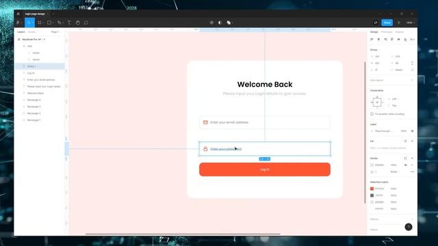 Design Login Page in Figma | UI /UX Design Tutorial