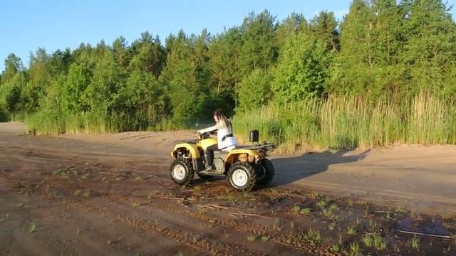 ИРИНА МИГАЛЬЧАН НА КВАДРОЦИКЛЕ смотреть онлайн