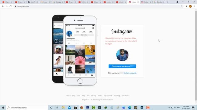 Fix we couldn't connect to instagram make sure you're connected to the internet and try again pc смотреть онлайн