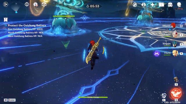 Genshin Impact 4K Liyue Archon God Osial Final Boss Fight Japanese Dub смотреть онлайн