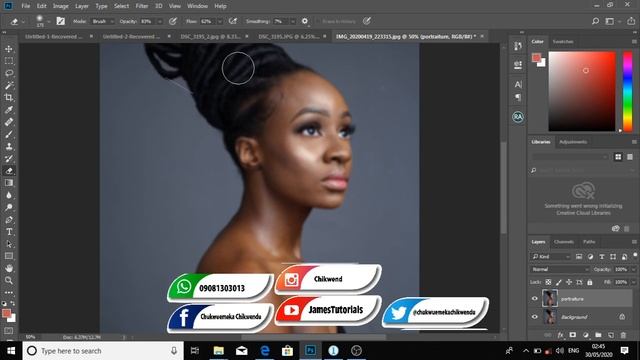 Very easy!!! How to portraiture an image without a plugin смотреть онлайн