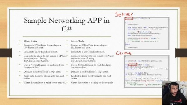 18- C# Network Programming - برمجة الشبات بلغة C Sharp سي شارب