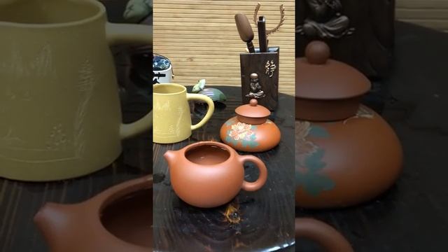 Чайник # 18172, исинская глина, 166 мл./Teapot # 18172, yixing clay, 166 ml. смотреть онлайн