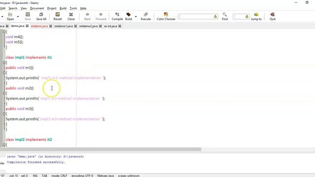 Interfaces (Java Programming) | GeeksforGeeks смотреть онлайн