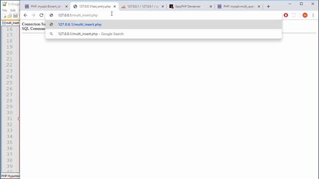 MySQLi Tutorial - 7 - Multiple Inserts смотреть онлайн