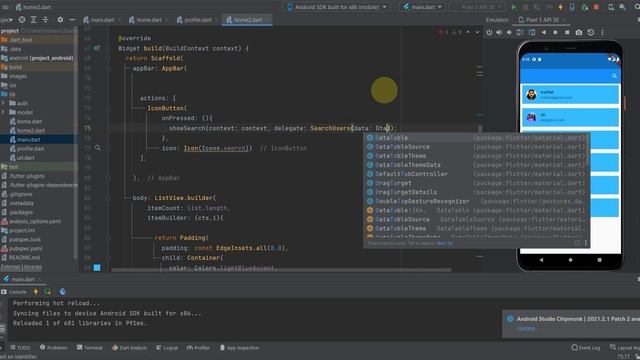 طريقة انشاء البحث (flutter,php,mysql) بإستخدام (Search Delegate) PART#2 смотреть онлайн