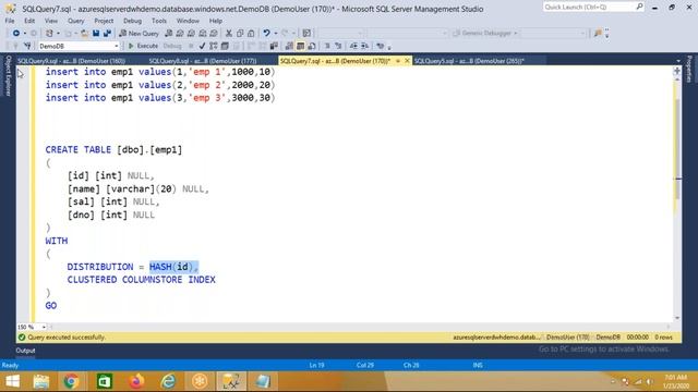 Azure SQL DWH ANSI Update, ANSI Delete and Merge Statement - Part 1 смотреть онлайн