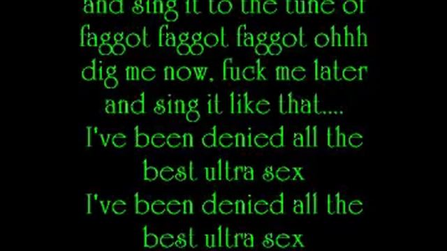 Faggot Mindless Self Indulgence Lyrics смотреть онлайн