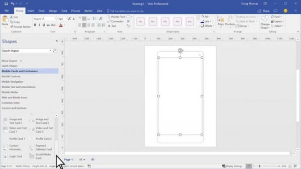 How to use Website and Mobile App Wireframe templates in Visio