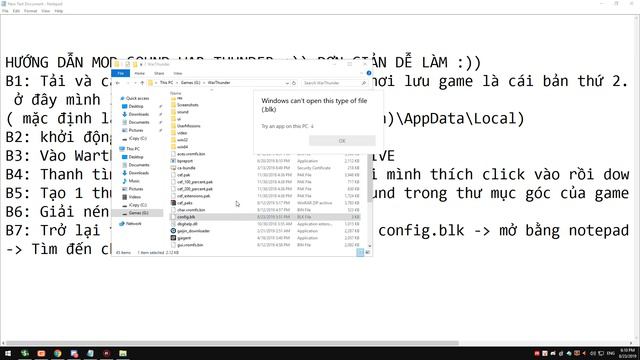 [War ThunDer Việt Nam] Hướng Dẫn Mod Sound WarThunder смотреть онлайн