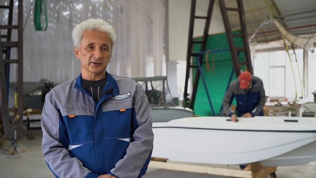 Лодка для рыбалки Винета 315. Процесс производства смотреть онлайн