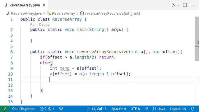How to Reverse an Array using Recursion in Java (Recursive Array Reversal) смотреть онлайн