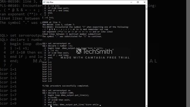 PLSQL Tutorial смотреть онлайн