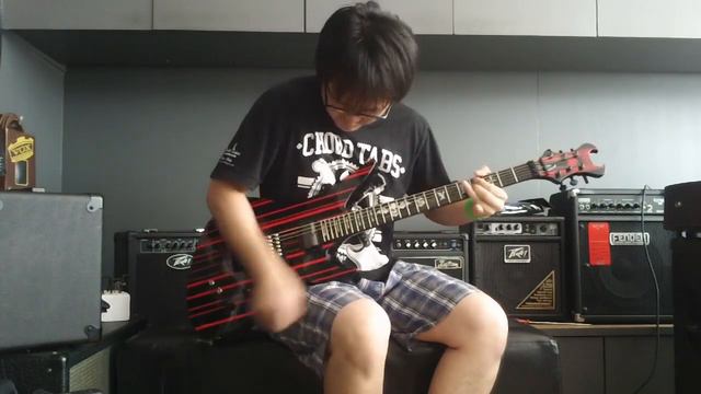 แป๊ะ Syndrome - ชิว Schecter Synyster Custom Sustaniac Pickup A7X Signature Black Red смотреть онлайн