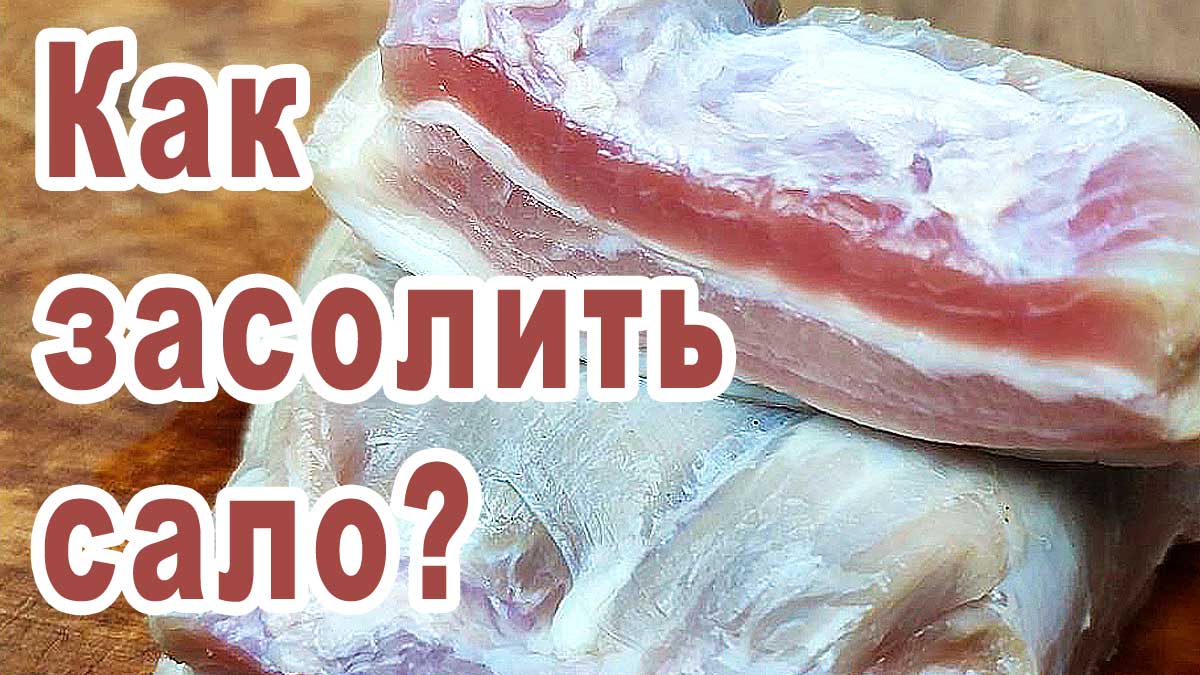 Как засолить сало / сало в рассоле / сало быстро и вкусно чтобы шкурка была мягкой