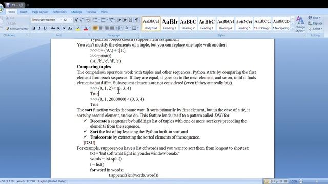 Tuples in python смотреть онлайн