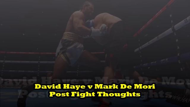 DAVID HAYE KNOCKS OUT MARK DE MORI - POST FIGHT THOUGHTS смотреть онлайн