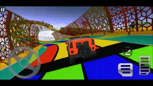 Jeep Stunt Racing On Top Sky Track Game | Jeep Racing Game | Jeep Car Driving Game смотреть онлайн