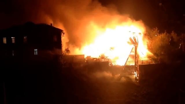 Пожар на Гребешковском откосе