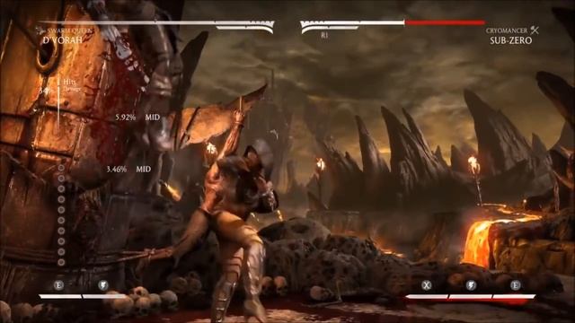 MKX Swarm Queen Dvorah Combo Video смотреть онлайн