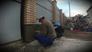 Ремонт ленточного фундамента забора