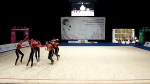 Команда по эстетической гимнастике "Виктория". Тореадор. Хореограф — Анттон Лайне