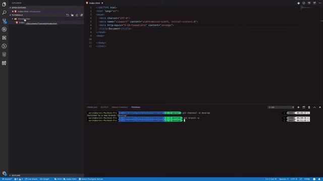 06 Creating my first GitHub branch смотреть онлайн
