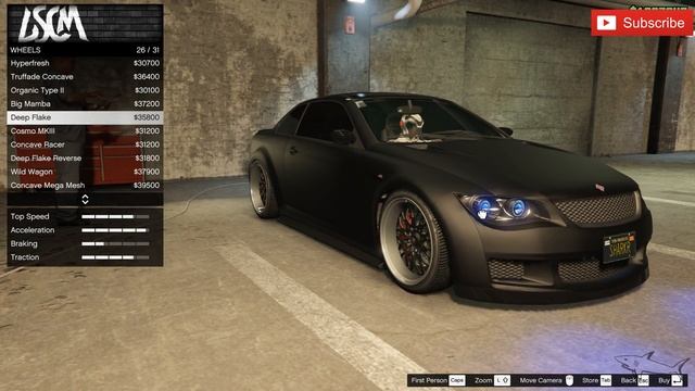 Sentinel Convertible Aggressive Customization & Review | GTA V Online | Cheap Sport Car | BMW M3 смотреть онлайн