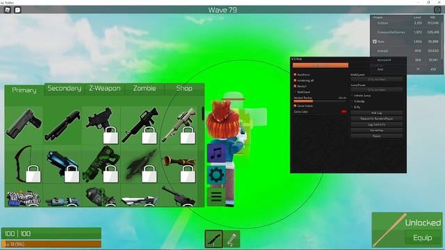 Zombie rush script roblox pastebin смотреть онлайн
