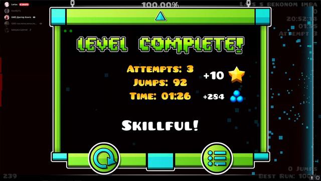 The Caverns 100% by Pasiblitz (Hard demon) | Geometry Dash смотреть онлайн