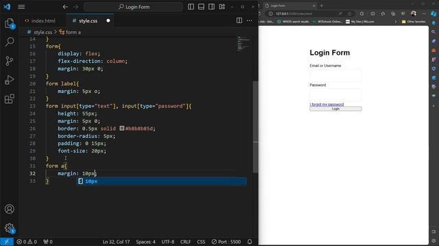 HTML&CSS - Login Form смотреть онлайн