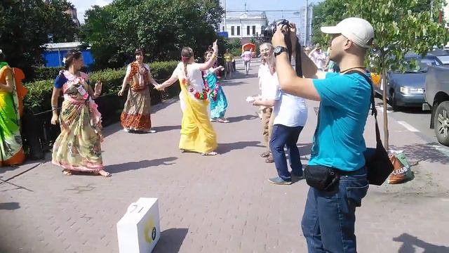 Харинама Ульяновск 2016 06 19 Падаятра смотреть онлайн
