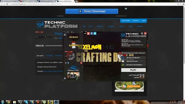 Tutoriais #1 - Como baixar modpack com o Technic Launcher смотреть онлайн