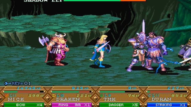 Dungeons & Dragons: Tower of Doom arcade 4 player Neplay 60fps смотреть онлайн
