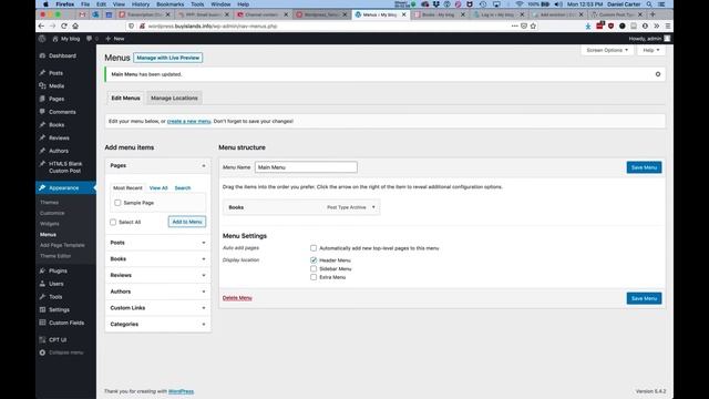 Wordpress: Custom Post Type Archives смотреть онлайн