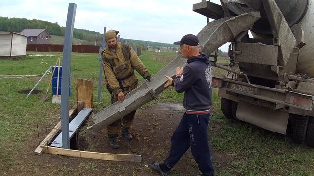 Делаем забор на даче!! смотреть онлайн