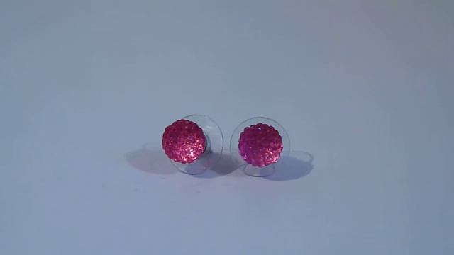 серьги пуссеты с 3D стразами смотреть онлайн
