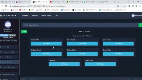 How To Create Ticket Panels With Ticket Tool Bot (Tutorial)