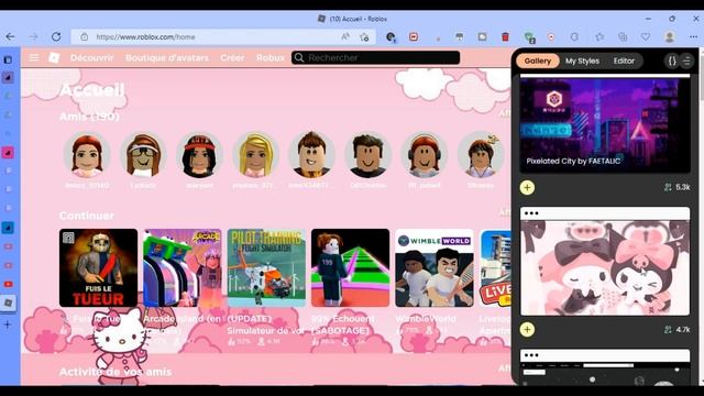 Comment avoir un fond sur Roblox - Stylish смотреть онлайн