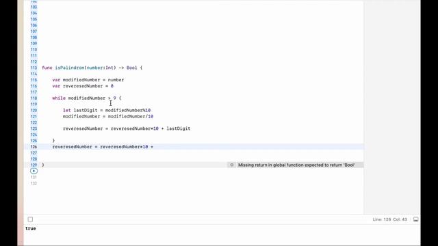 Palindrome Number Swift in Hindi/Urdu смотреть онлайн