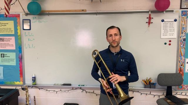 Trombone Lesson: Concert E-flat Scale смотреть онлайн