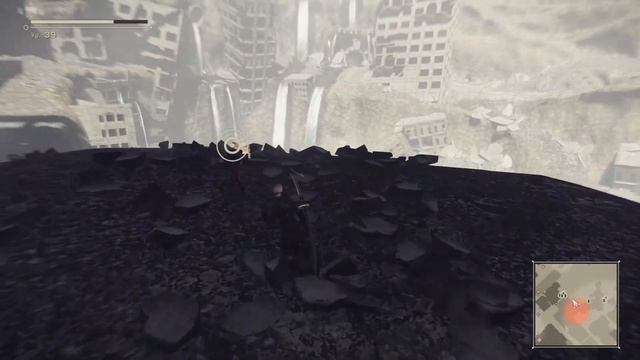 NieR: Automata. #35. Красно-белый пояс Серво. Жутковатый финал для блуждающей парочки смотреть онлайн