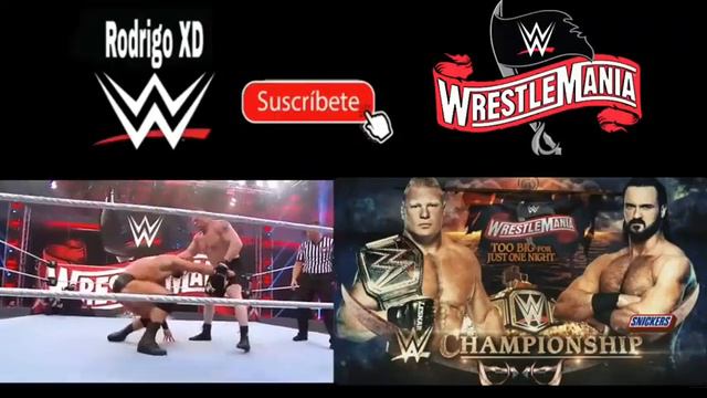 Brock Lesnar Vs Drew McIntyre Campeonato WWE - смотреть онлайн