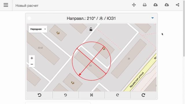 Программа "Измеритель направлений" - определение ориентации домов и расчет направлений поездок смотреть онлайн