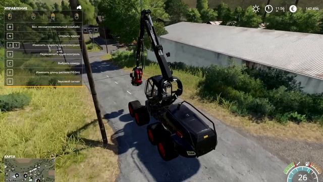 FARMING SIMULATOR 19 СКАЧАТЬ И УСТАНОВИТЬ МОД Scorpion King | Обзор мода лесозаготовочного комбайна смотреть онлайн